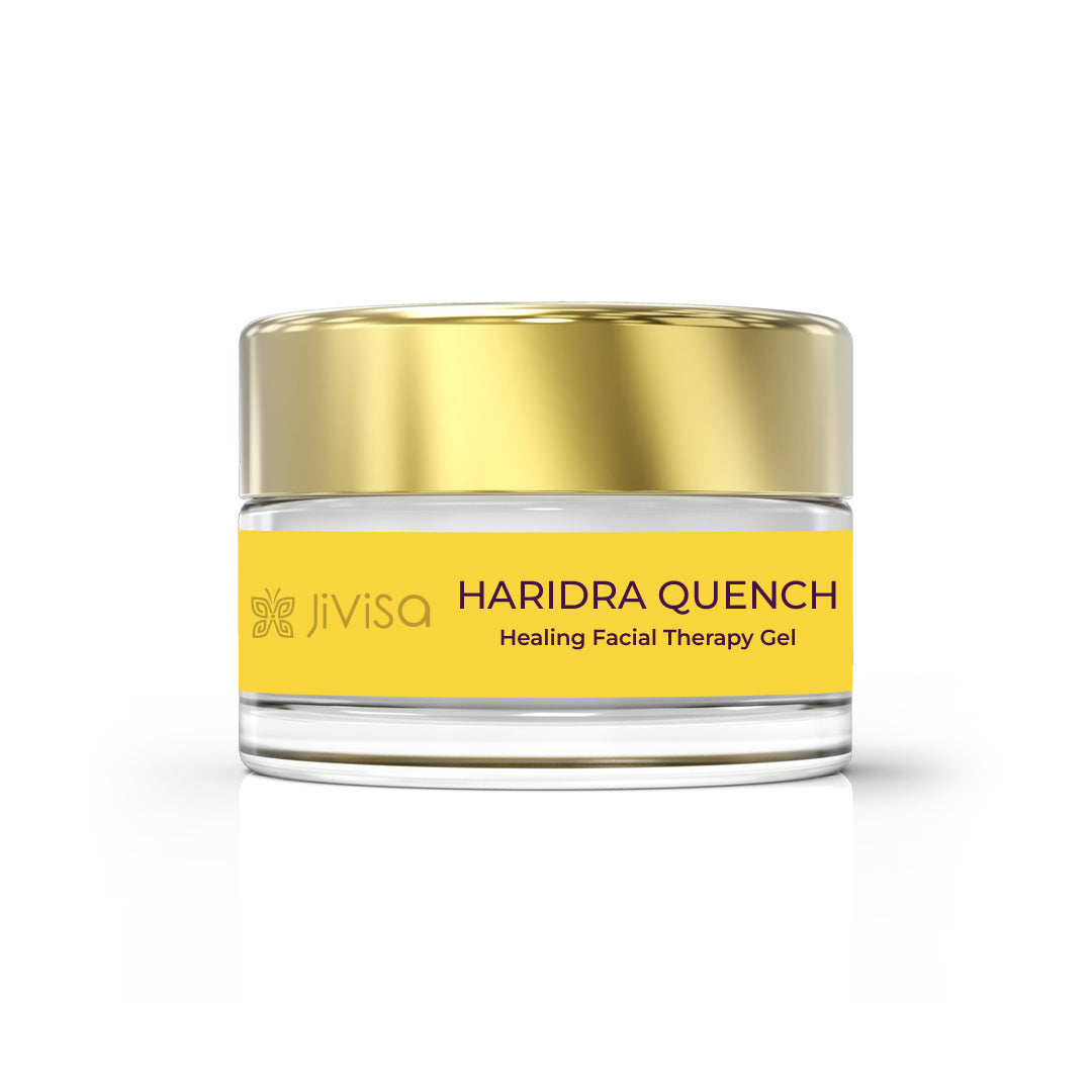 JiViSa Haridra Quench Healing Facial Therapy Gel with turmeric + ambitious actives 8gm