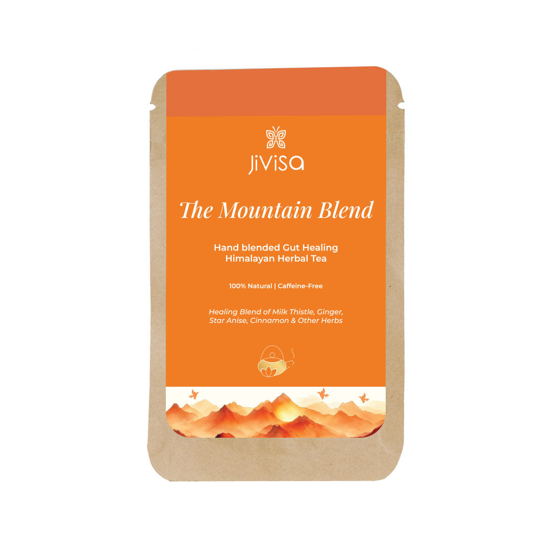 Mini Pouch of JiViSa- The Mountain Blend Hand blended Healing Himalayan Herbal Tea