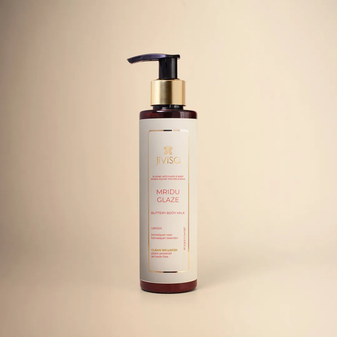 JiViSa Mridu Glaze Buttery Body Milk Bottle 200ml