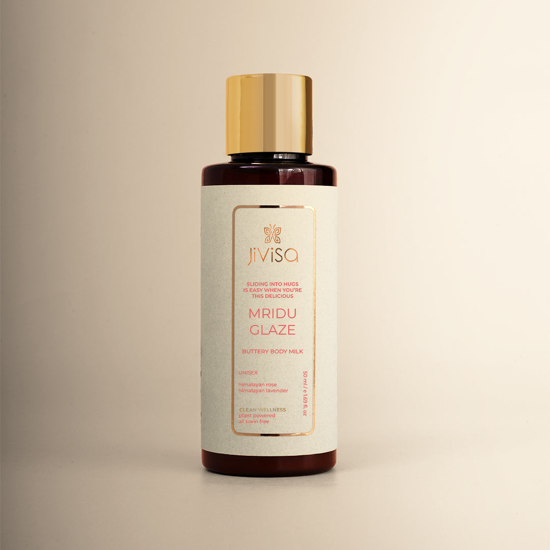 JiViSa Mridu Glaze Buttery Body Milk Bottle 50ml