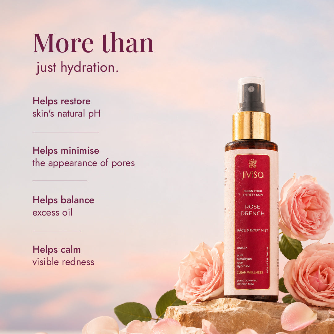 Rose Drench Skin Revival Face Mist with Himalayan Rose Water