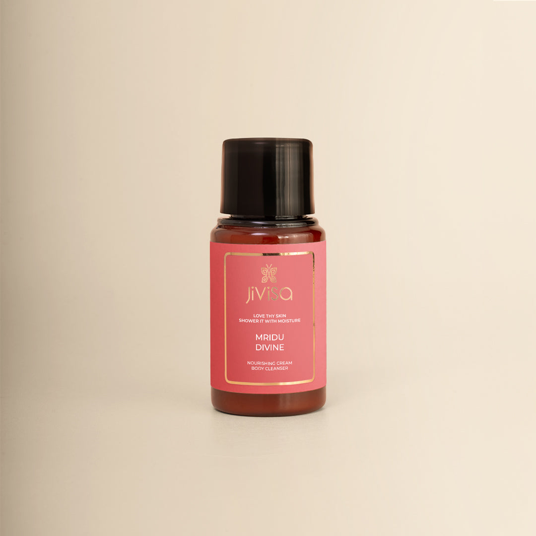 JiViSa Mridu Divine Nourishing Cream Body Cleanser 20ml Bottle