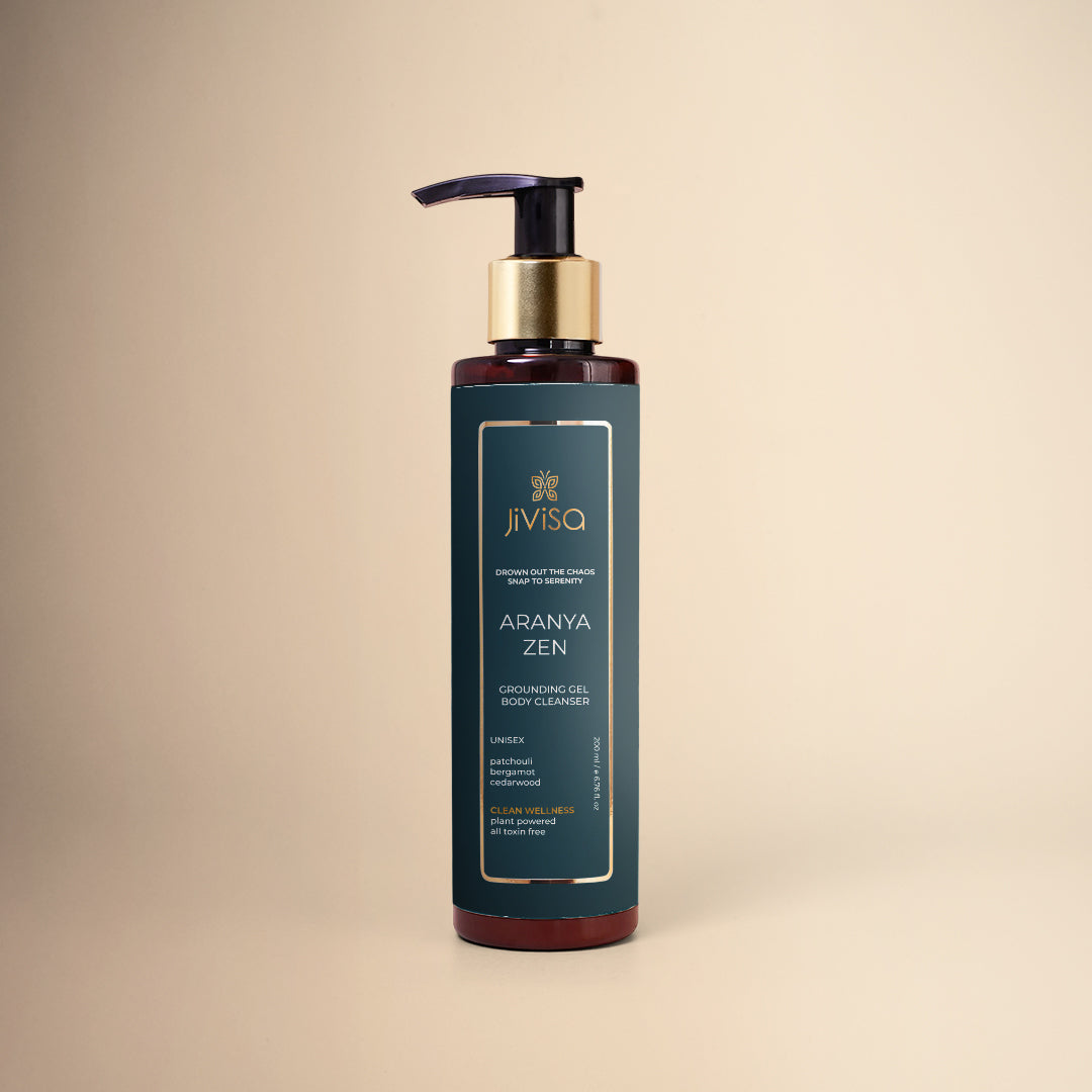 JiViSa Aranya Zen Grounding Gel Body Cleanser 200ml Bottle