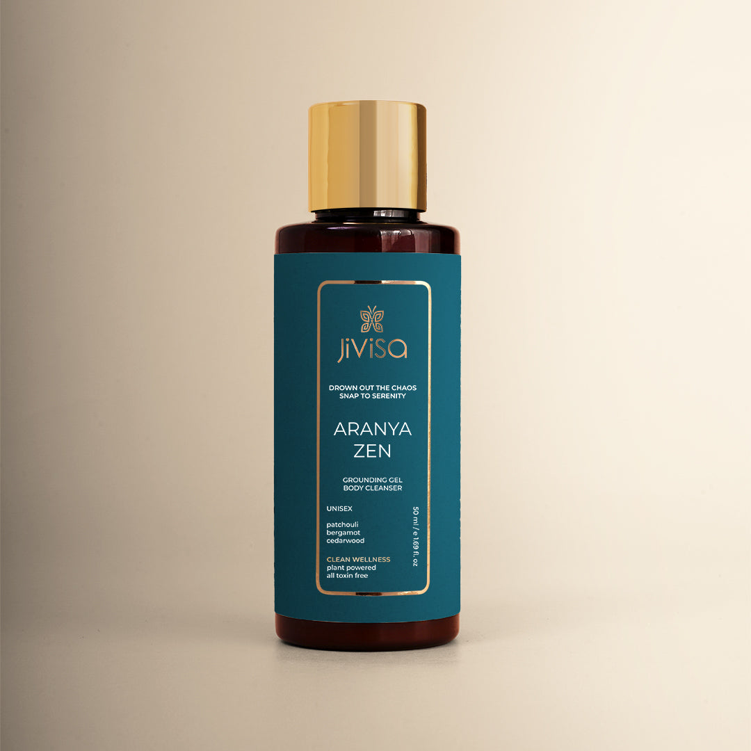JiViSa Aranya Zen Grounding Gel Body Cleanser 50ml Bottle