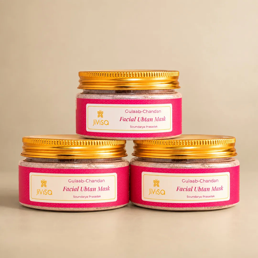 Gulaab Chandan Detan Ubtan | Pack of 3 | 50g Each