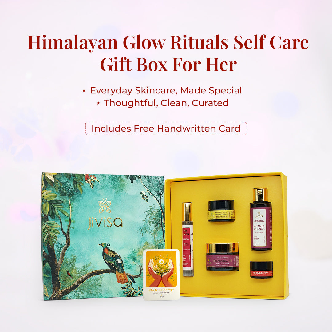 JiViSa Himalayan Glow Rituals Self Care Gift Box for Her by JiViSa – a thoughtfully curated skincare set featuring JiViSa&