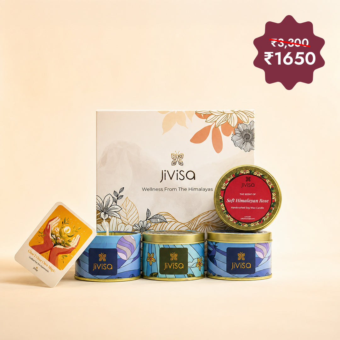 Himalayan Light Soy Wax Candle Gift Box (4 Candles set)