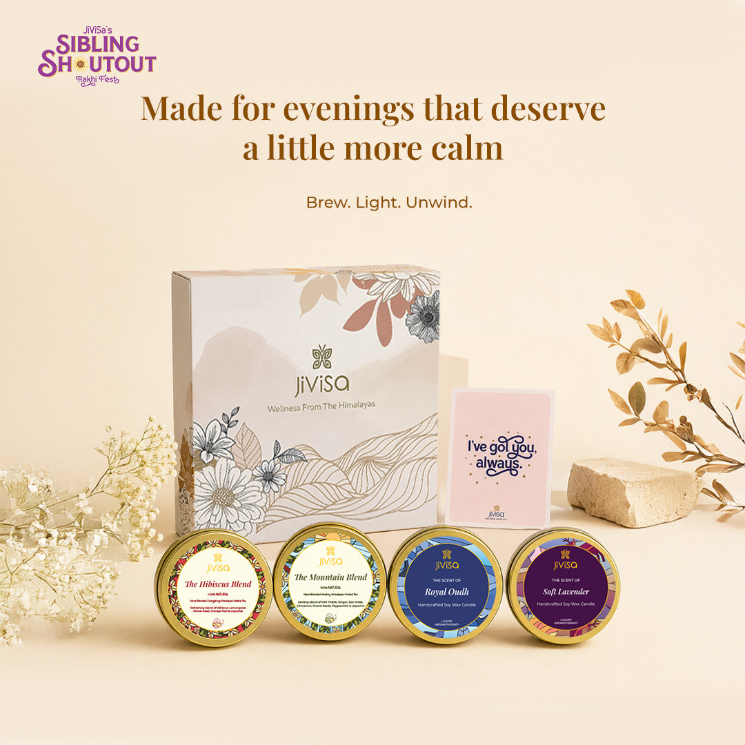 Himalayan Herbal Tea & Candle Gift Box