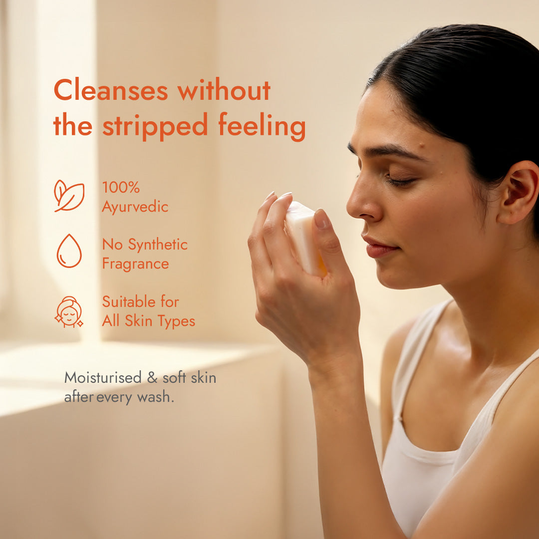 100% Ayurvedic Handmade Soaps (4 x 100g)