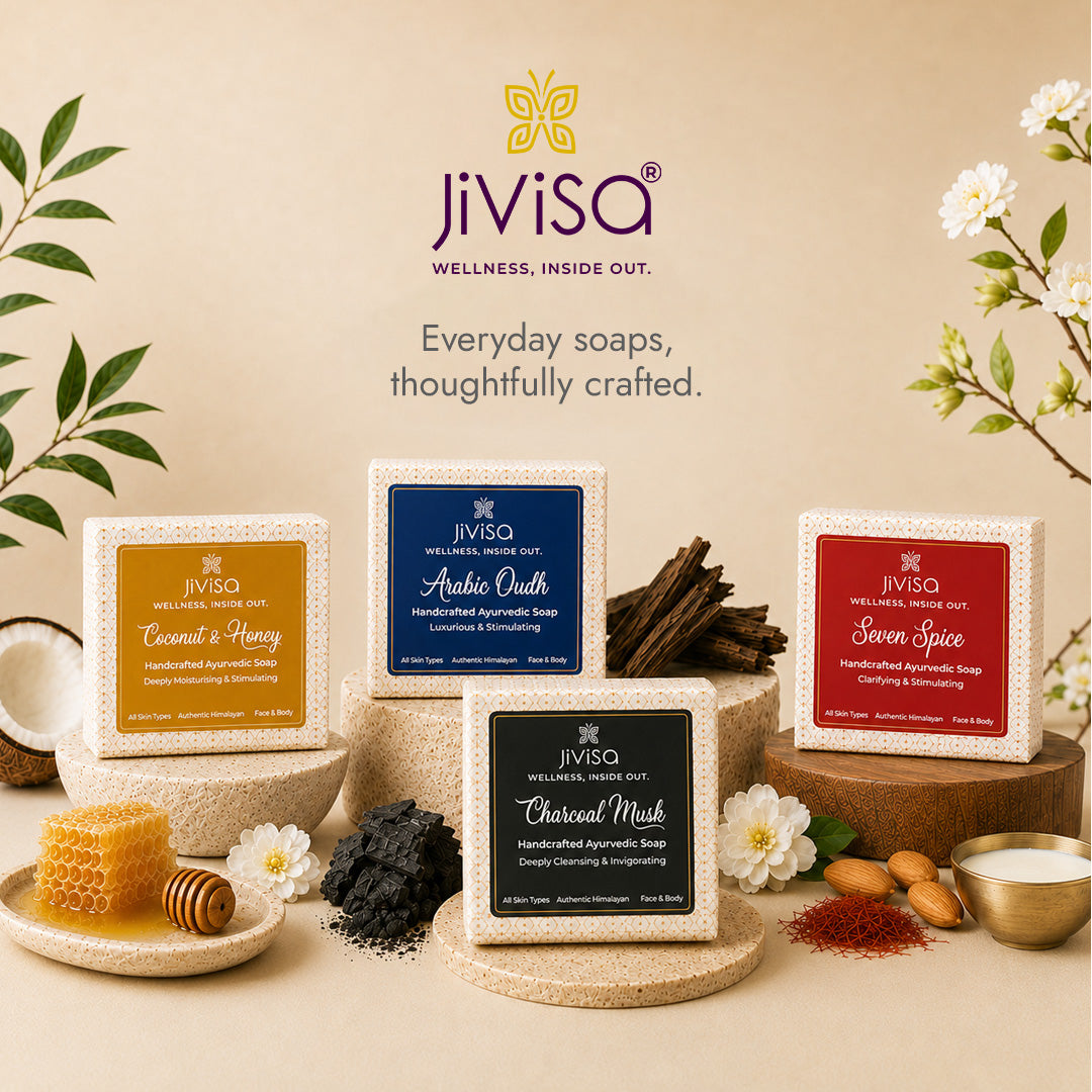 100% Ayurvedic Handmade Soaps (4 x 100g)