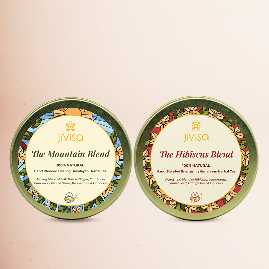 Gut Health & Energy Herbal Tea Duo (2 x Tin 25gm)