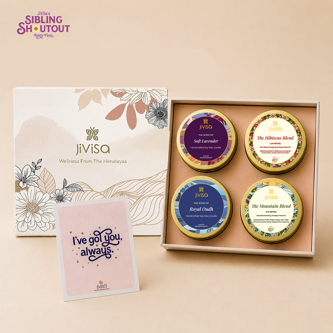 Himalayan Herbal Tea & Candle Gift Box