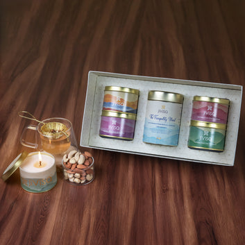 JiViSa's Luxury Gourmet, Tea and Candle Gift Box