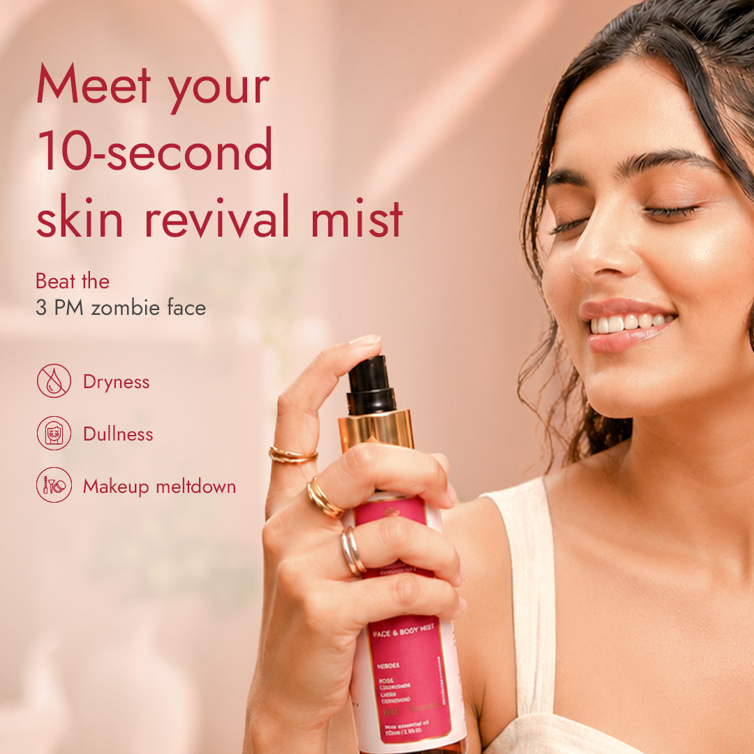 Rose Drench Skin Revival Face Mist with Himalayan Rose Water