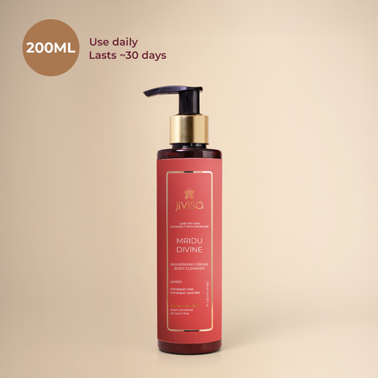 JiViSa Mridu Divine Body Cleanser, Use Daily - Lasts 30 days