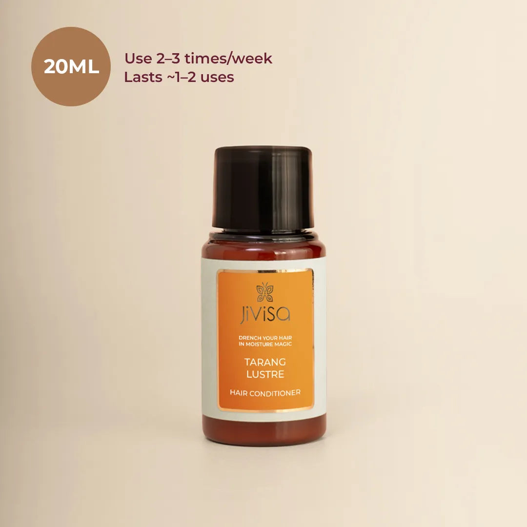 JiViSa Tarang Lustre Hair Conditioner, 200ml - use 2 to 3 times weekly, lasts 1-2 use