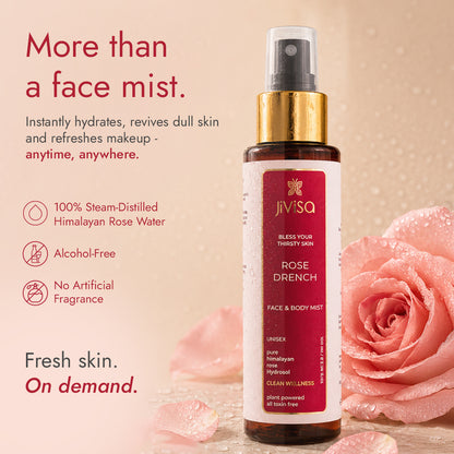 Rose Drench Skin Revival Face Mist with Himalayan Rose Water