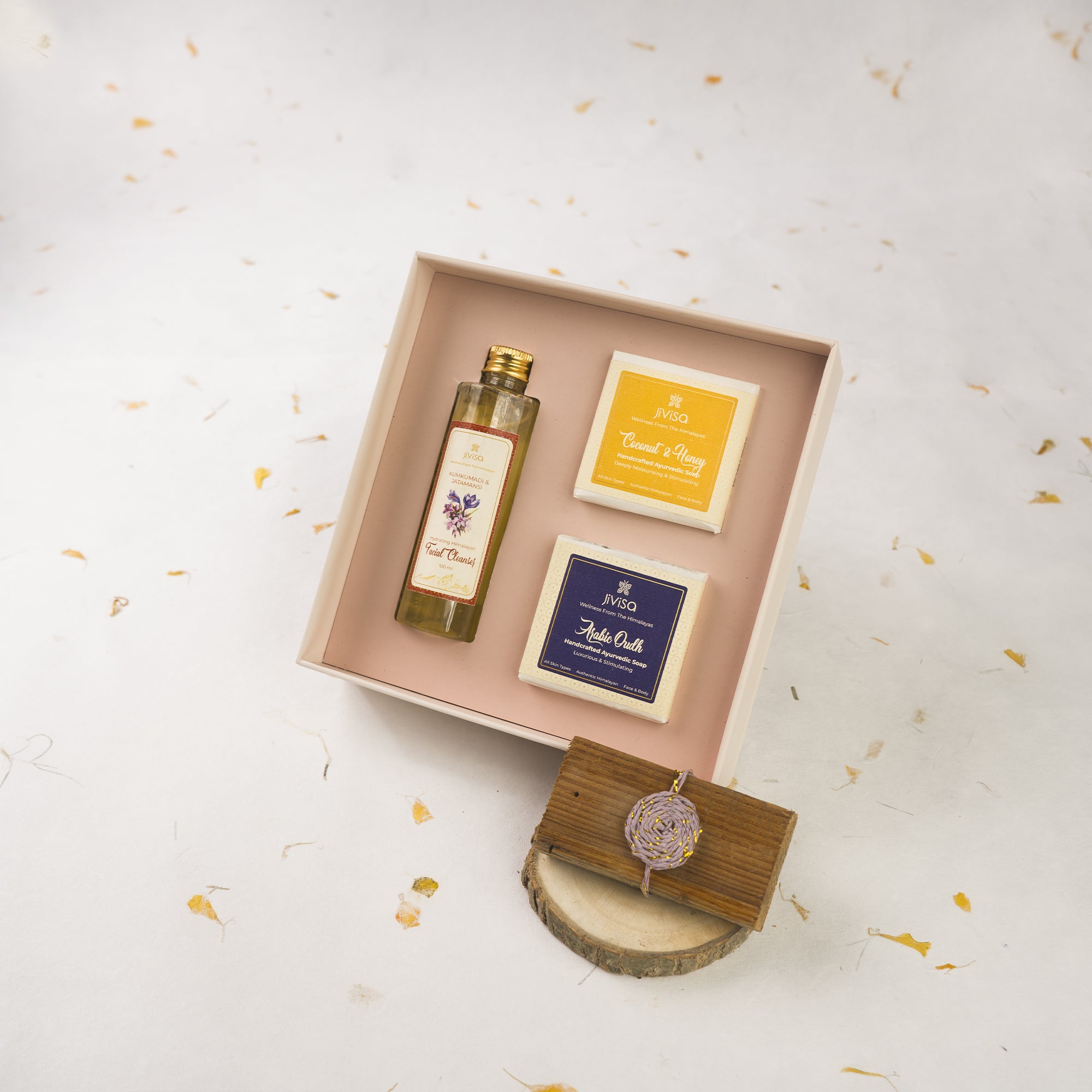 JiViSa Luxury Face and Body Care Gift Box (With Handmade Rakhi)