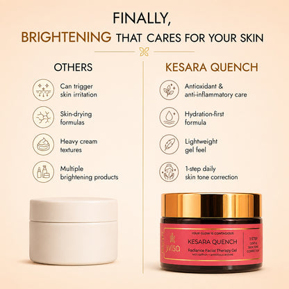 Kesara Quench Radiance Gel Saffron &amp; Aloe Vera