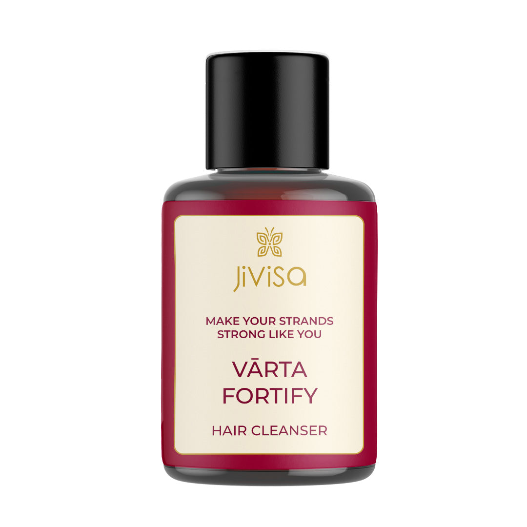 Mini Bottle of JiViSa-Varta Fortify Hair Cleanser