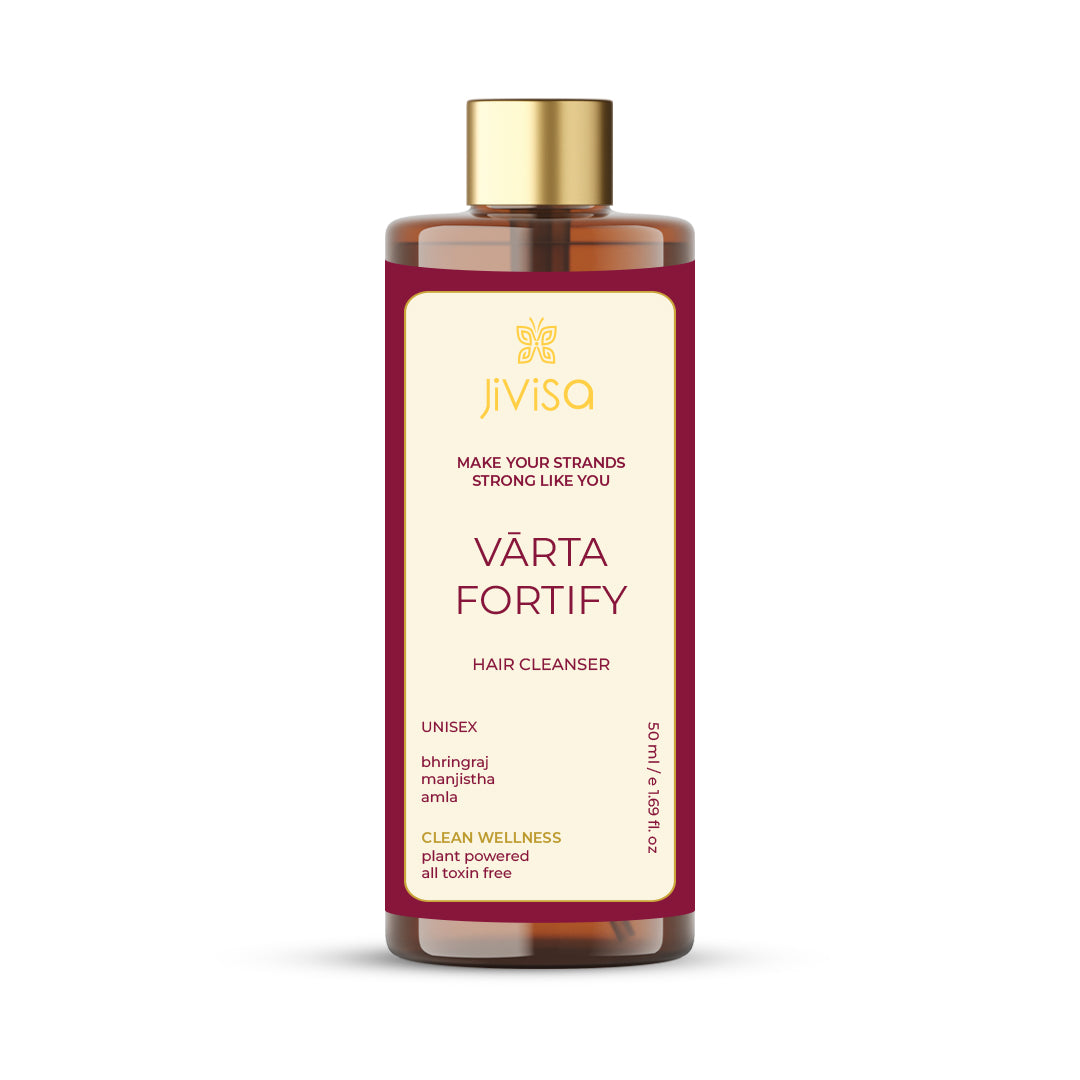 50ml Bottle of JiViSa-Varta Fortify Hair Cleanser