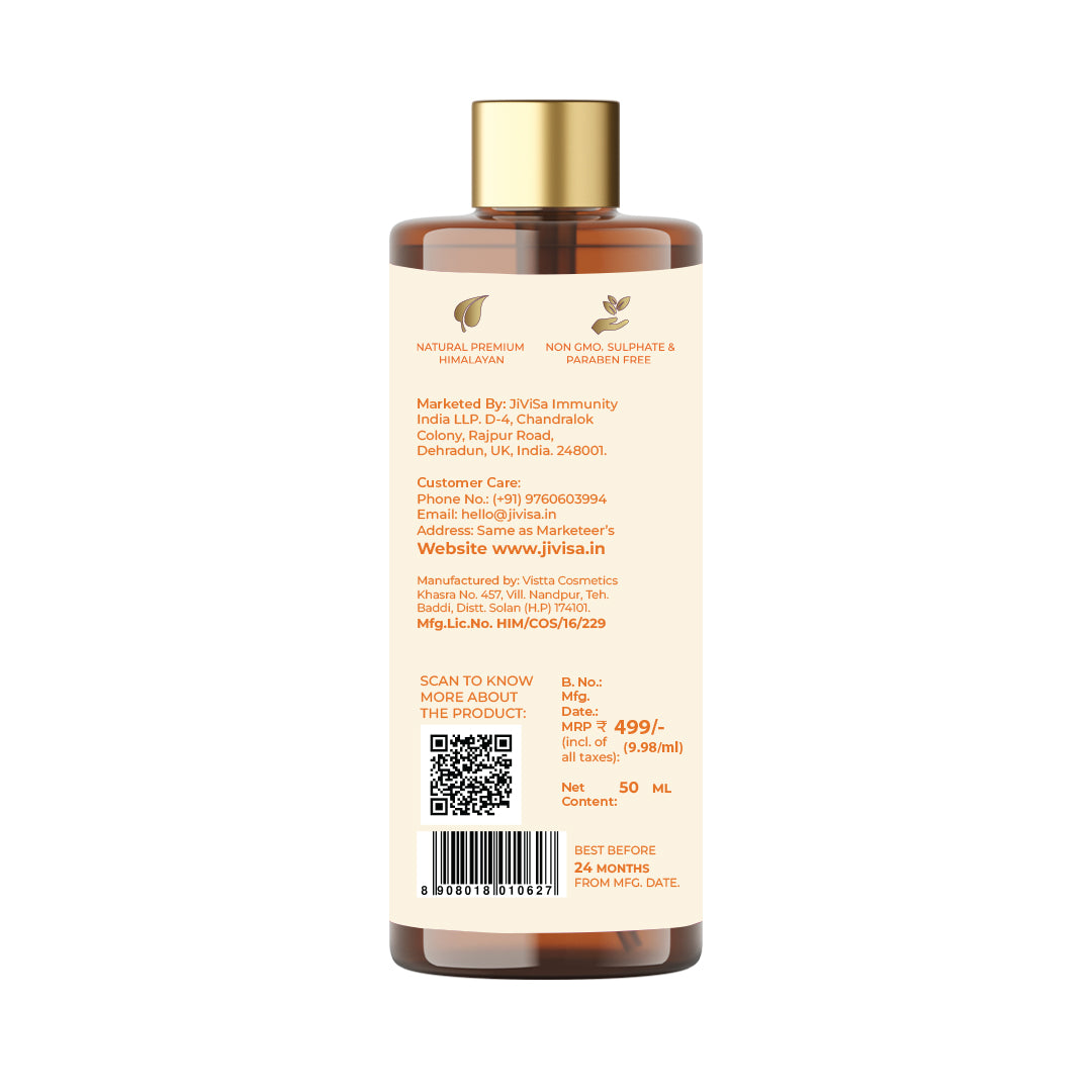 Back image of JiViSa Tarang Lustre Hair Conditioner 50ml Bottle 
MRP ₹499 (9.98/ml)