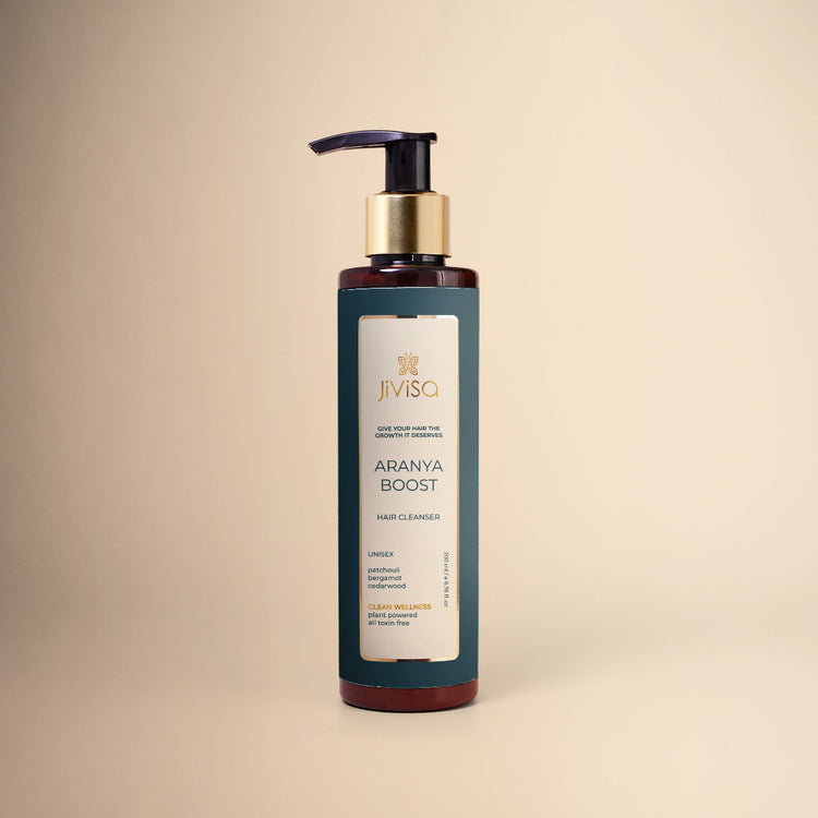 JiViSa Aranya Boost Hair Cleanser 200ml bottle