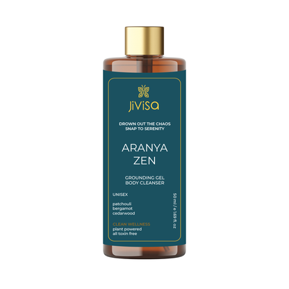 Aranya Zen Gel Body Cleanser 50ml bottle front label on the white background