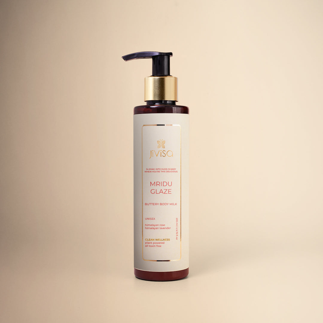 JiViSa Mridu Glaze Buttery Body Milk Bottle 200ml