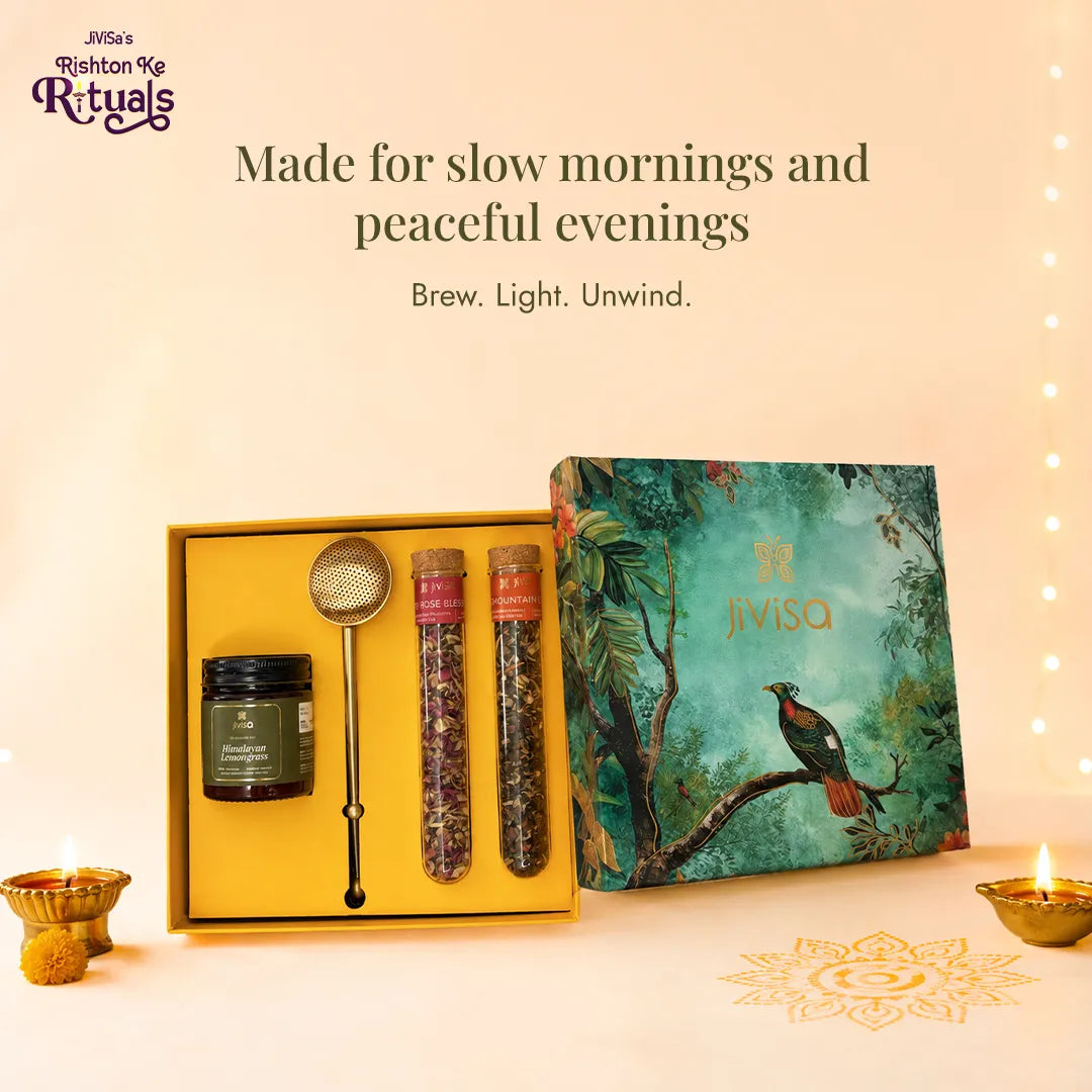 JiViSa Brew n Bliss Gift Box is made for slow mornings and peaceful evenings.