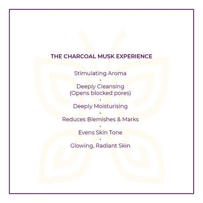 JiViSa Charcoal Musk soap experience: deep cleansing, blemish reduction, and glowing, radiant skin