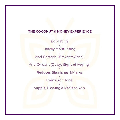 Benefits of JiViSa Coconut &amp; Honey soap: deeply moisturizing, anti-bacterial, anti-aging, and skin-brightening