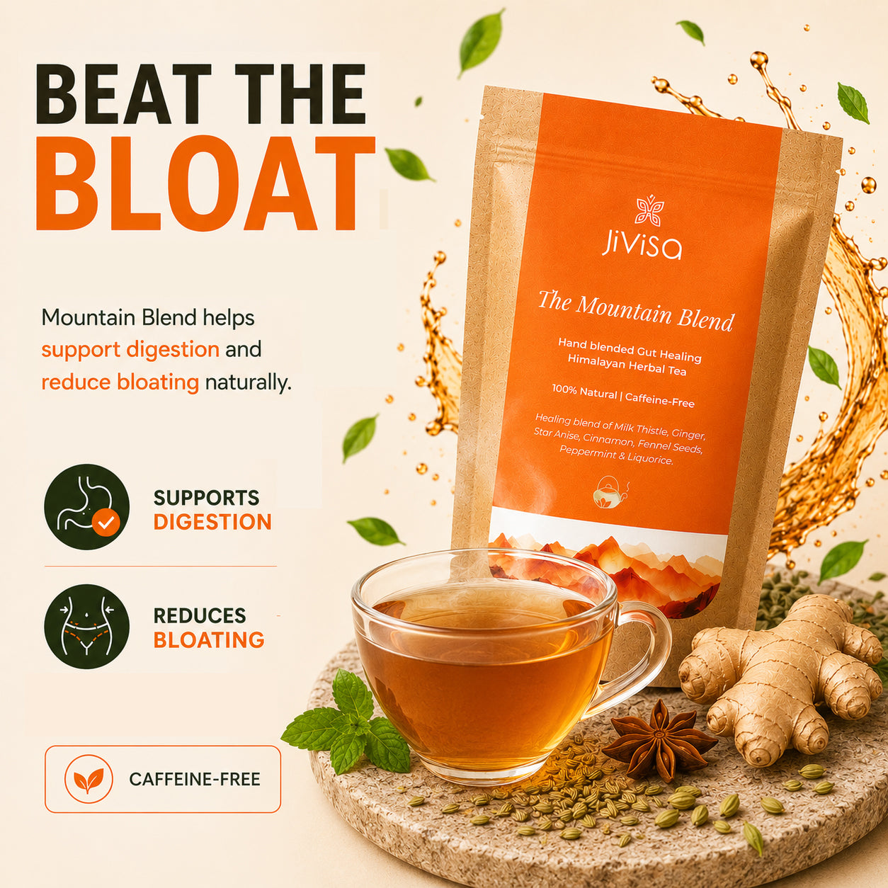 Gut Health + Face Detan Duo (50g + 15g)
