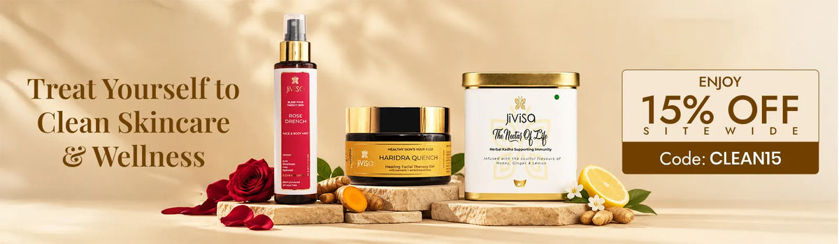 JiViSa Clean Skincare and Wellness collection with 15% off using code CLEAN15.