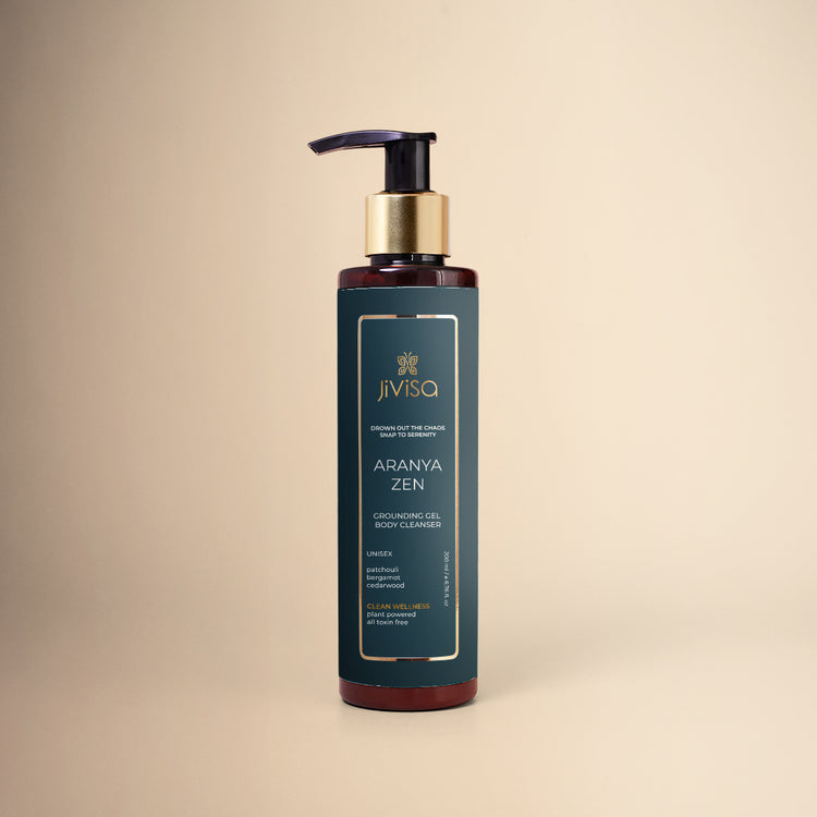 JiViSa Aranya Zen Grounding Gel Body Cleanser 200ml Bottle