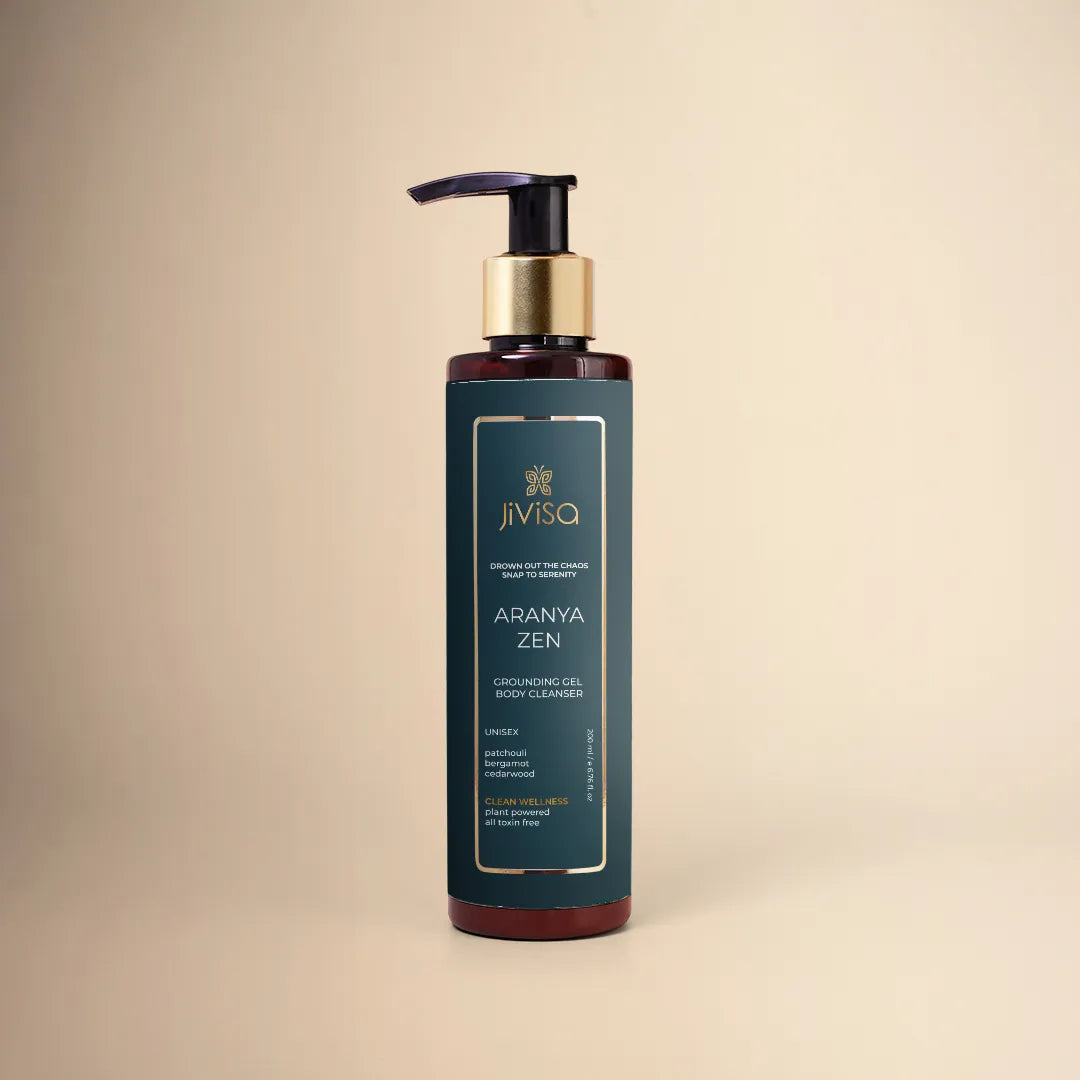 JiViSa Aranya Zen Grounding Gel Body Cleanser 200ml Bottle
