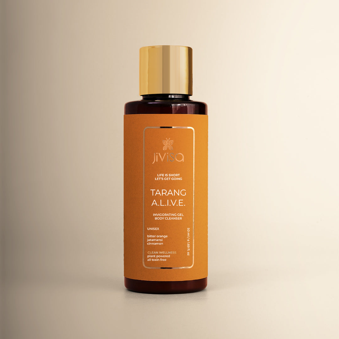 JiViSa Tarang ALIVE Gel Body Cleanser 50ml Bottle