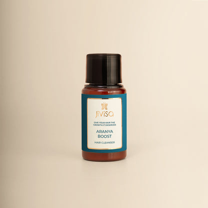 JiViSa- Aranya Boost Hair Cleanser 20ml bottle
