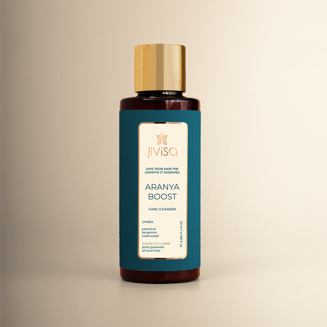 JiViSa Aranya Boost Hair Cleanser 50ml bottle