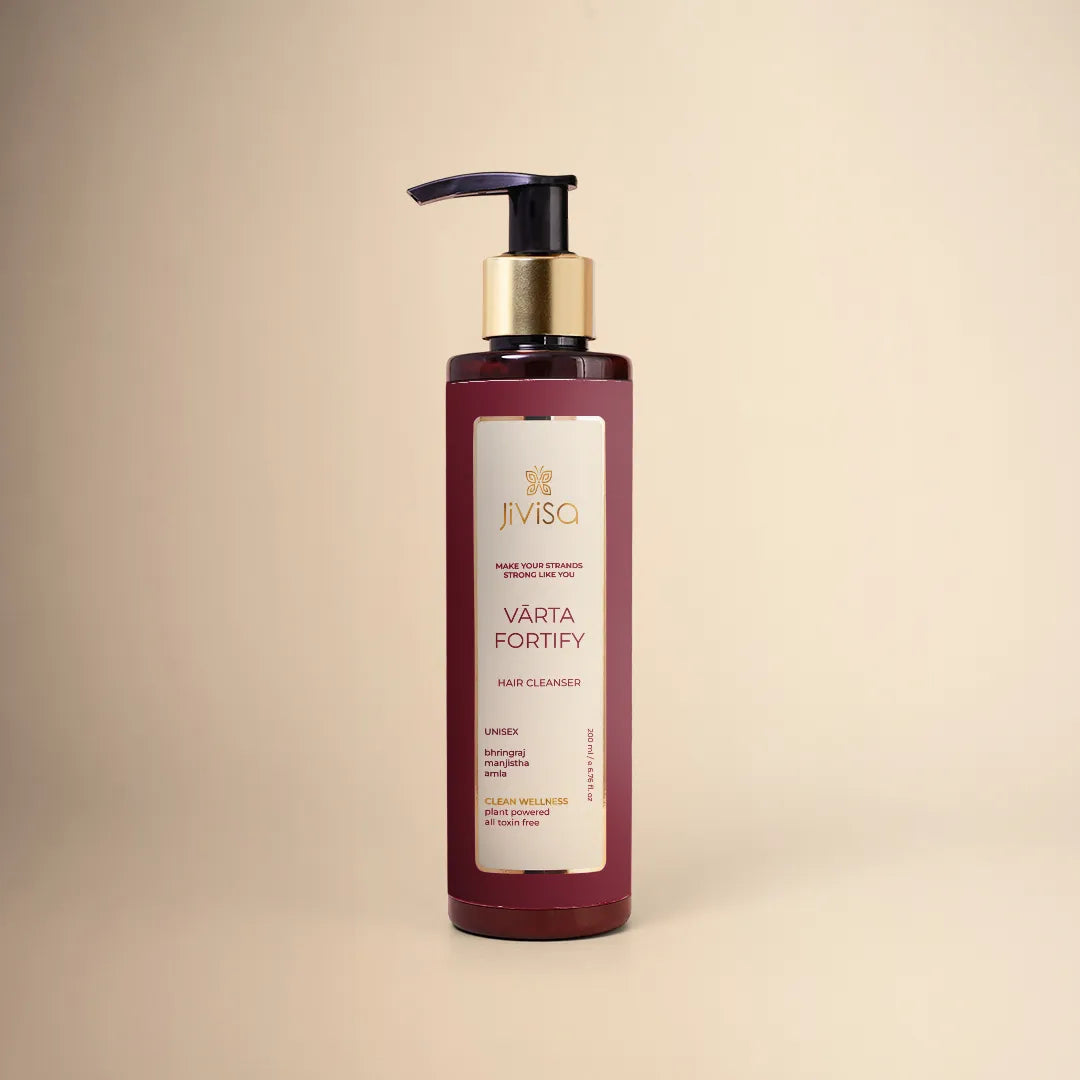 Vārta Fortify Shampoo 200ml bottle for Dry and Frizzy Hair
