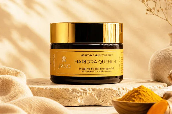 Haridra Quench Healing Facial Therapy Gel with Niacinamide, aloe vera and Turmeric