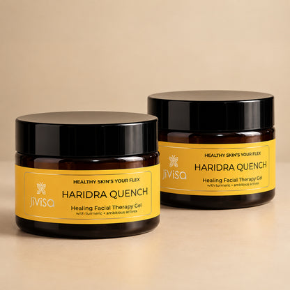 Haridra Quench Turmeric Gel Moisturiser | Pack of 2 | 50g Each