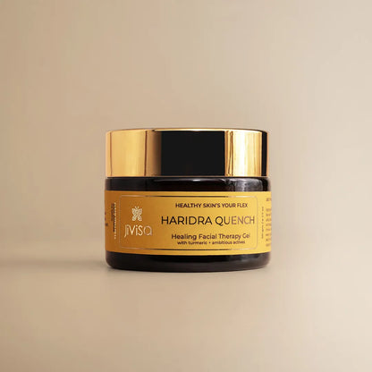 Haridra Quench dark spot removal cream 50gm jar, turmeric gel moisturiser