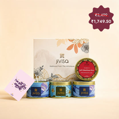 Himalayan Light Soy Wax Candle Gift Box (4 Candles set)