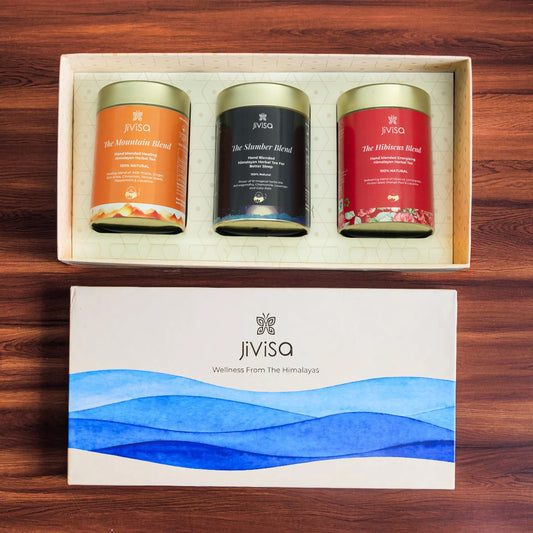 JiViSa Premium Loose Leaf Tea Full Size Gift Box