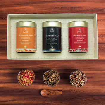 JiViSa Premium Loose Leaf Tea Full Size Gift Box