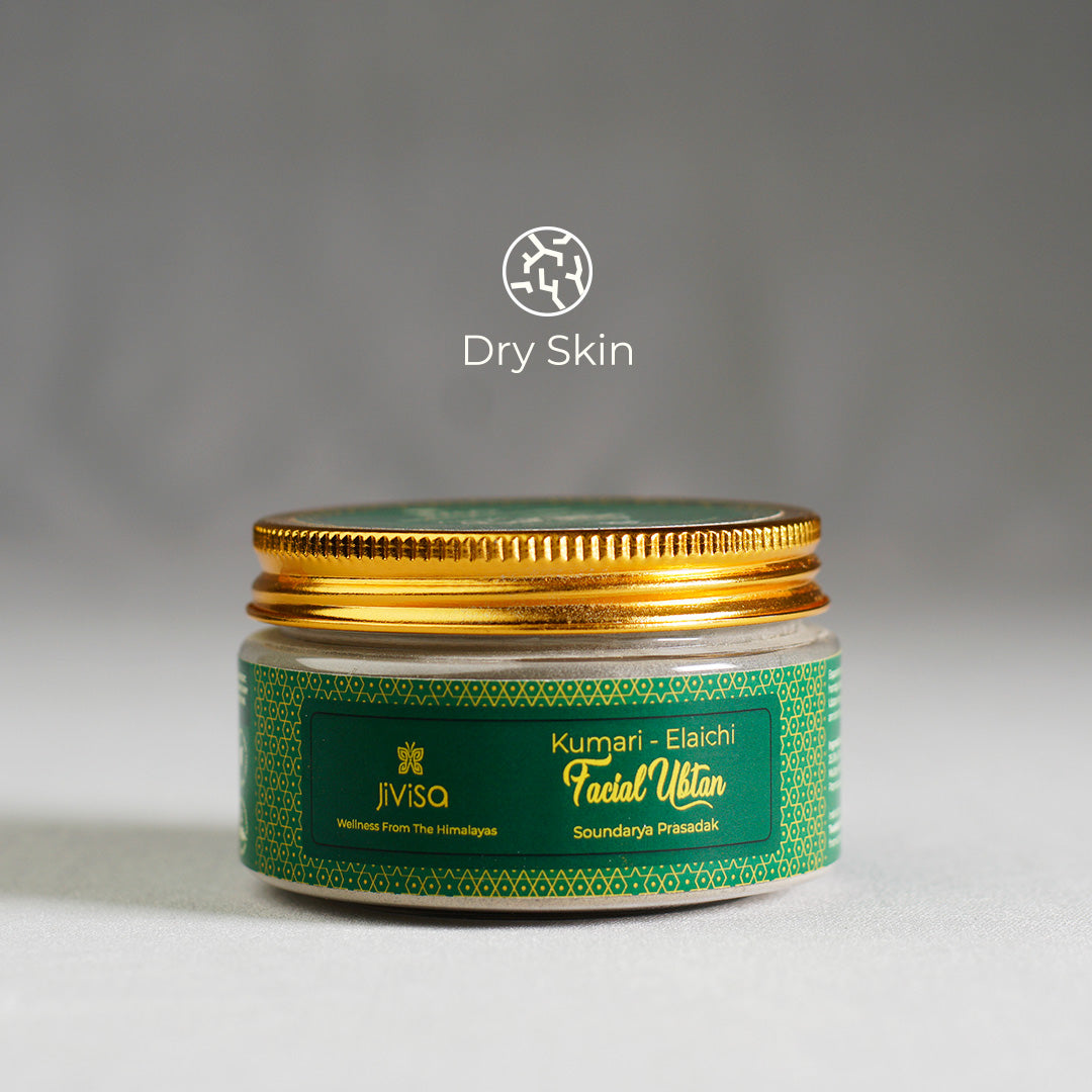JiViSa - Kumari Elaichi Facial Ubtan for Dry Skin
