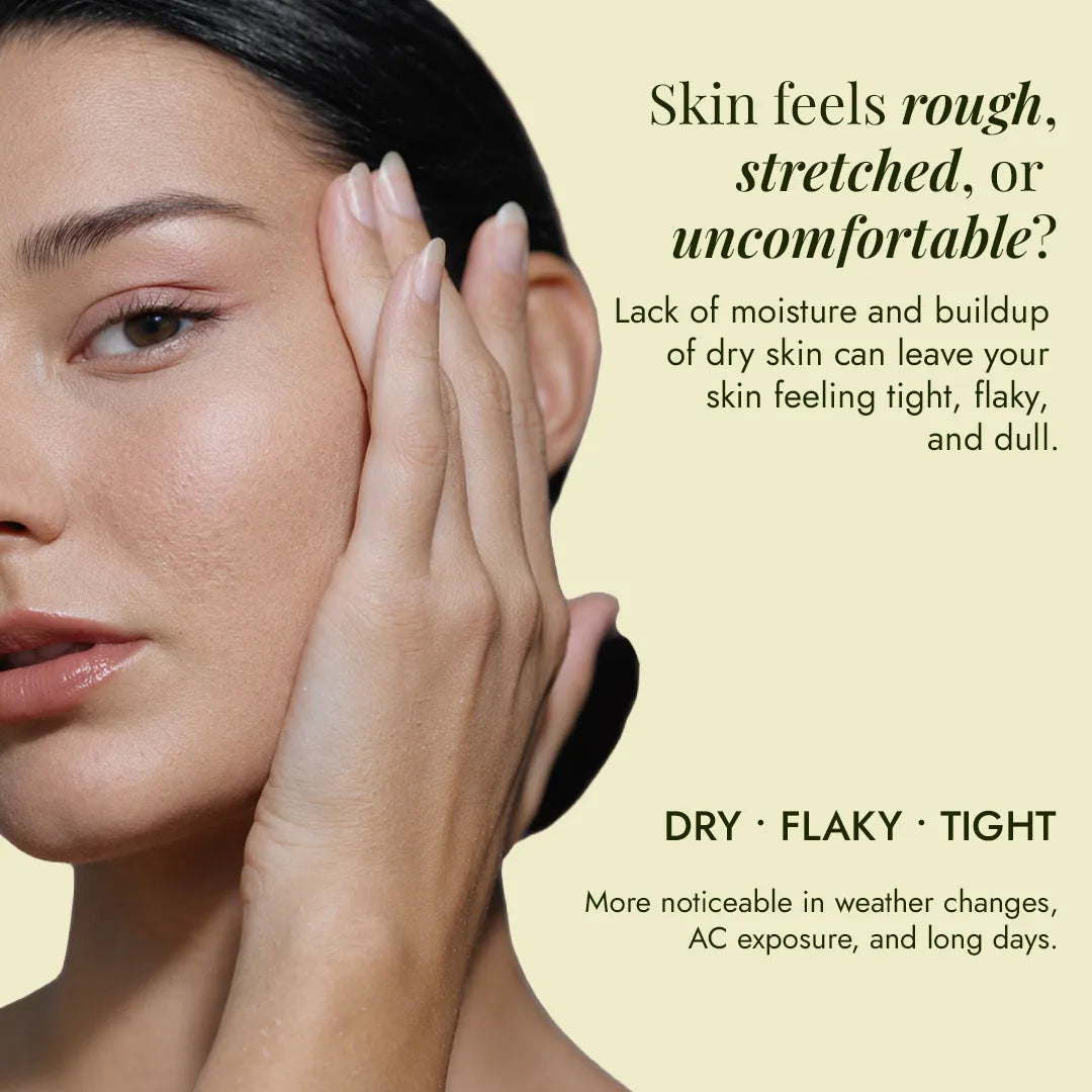 Dry, flaky, tight skin from weather changes and AC exposure, JiViSa Kumari Elaichi Ubtan helps restore comfort