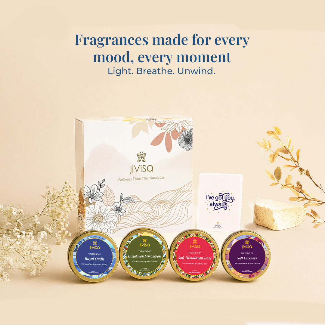 Himalayan Light Soy Wax Scented Candle Gift Set (Ck)