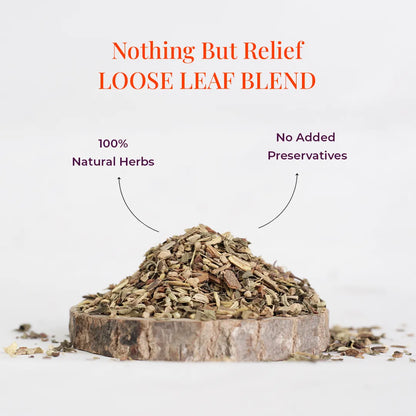 Mountain Blend loose leaf herbal tea blend is 100% natural herbs with no added preservatives for gut health